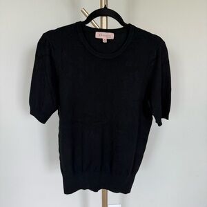 Philosophy Elegant Black Knit Top
